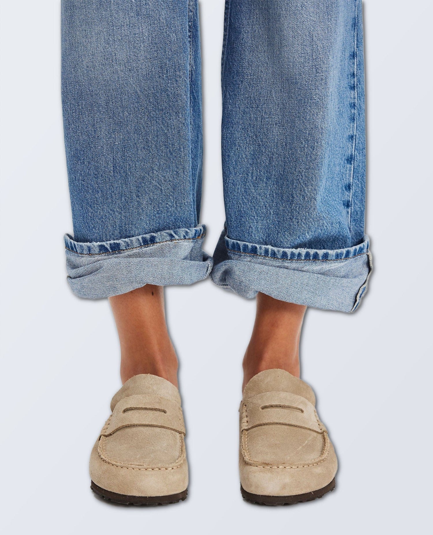 Birk Naples Taupe Suede