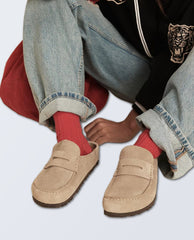 Birk Naples Taupe Suede