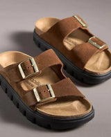 Birkenstock Arizona Chunky Dark Tea Suede