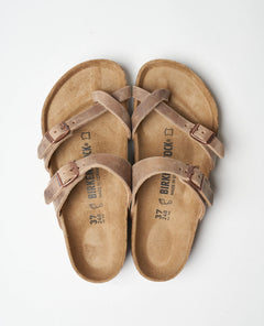 birkenstock mayari tobacco Oiled Leather in Color Brown conscious people go through the day with elegance and comfort Birkenstock Women's Mayari Sandal in