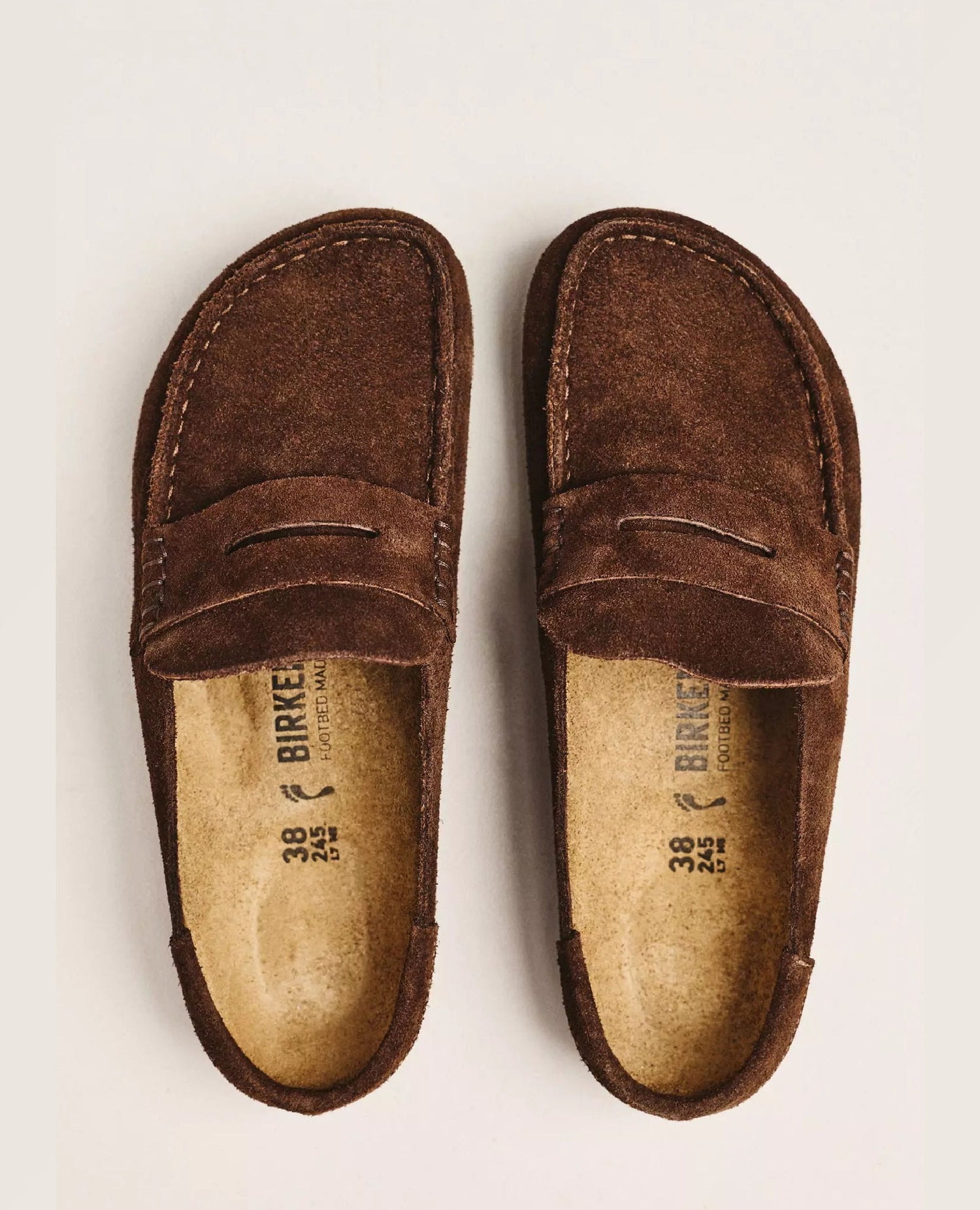 Naples Slide Loafer Suede Brown
