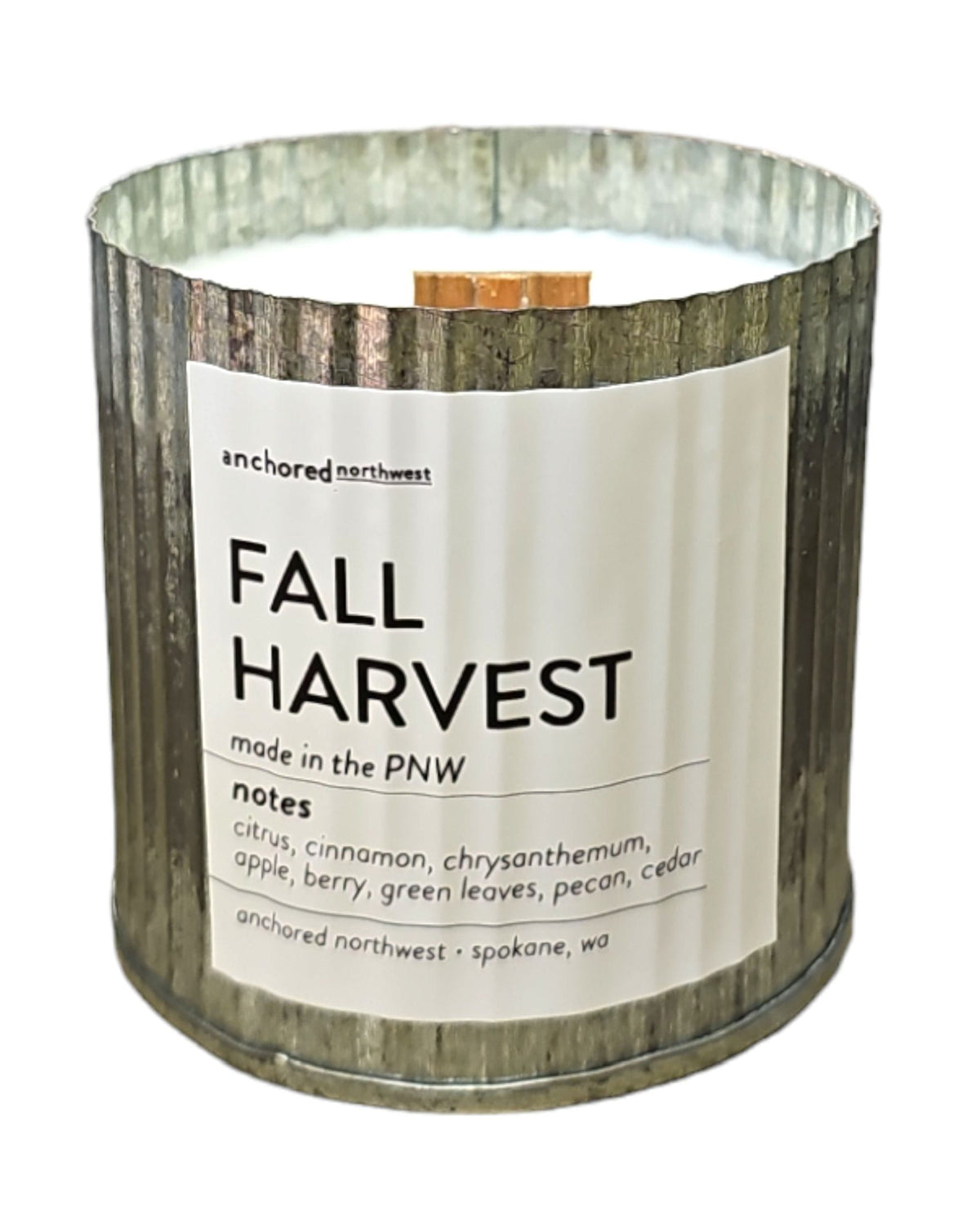 Fall Harvest Wood Wick Candle