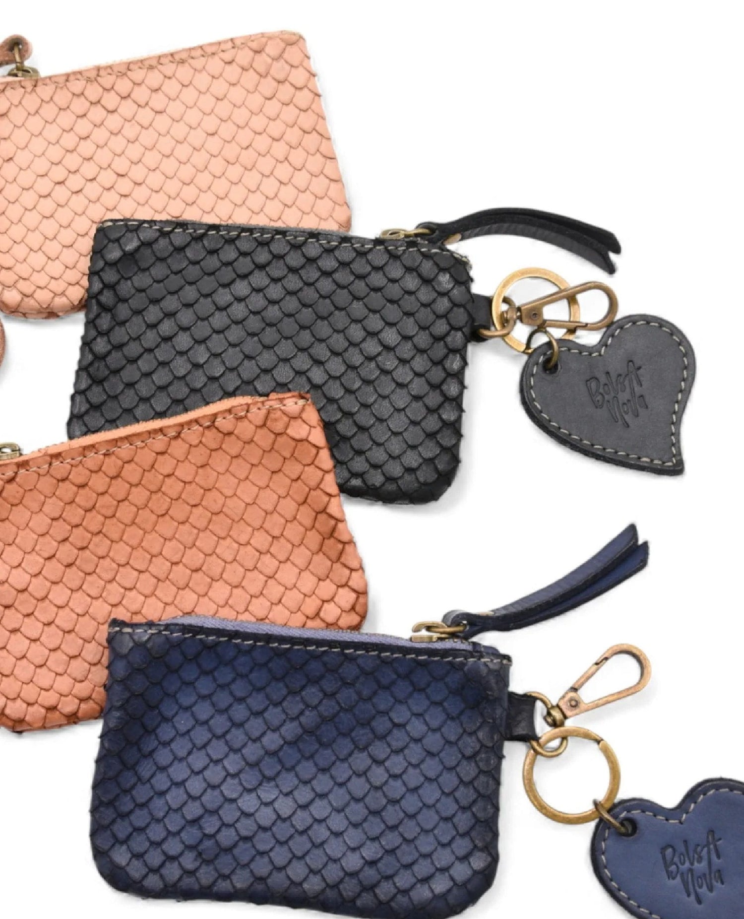 Card Coin Case Black Heart