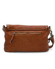 Bolsa Nova Aria Crossbody Cognac