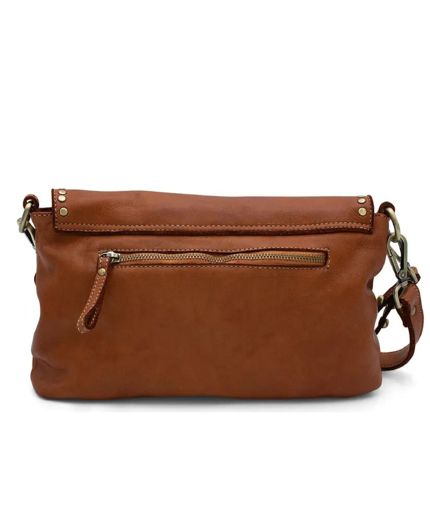 Bolsa Nova Aria Crossbody Cognac