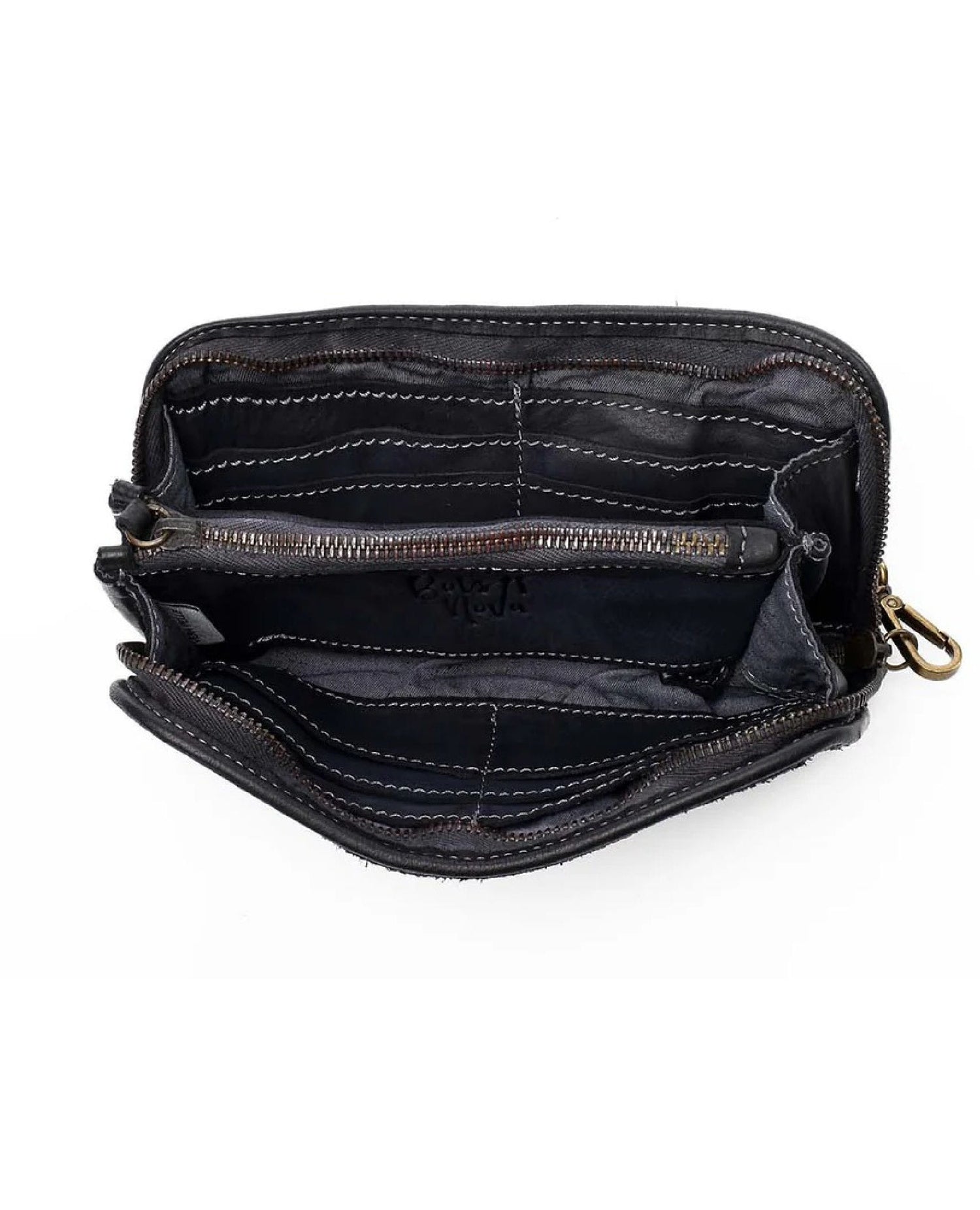 Sofia Zip Around Wallet Black