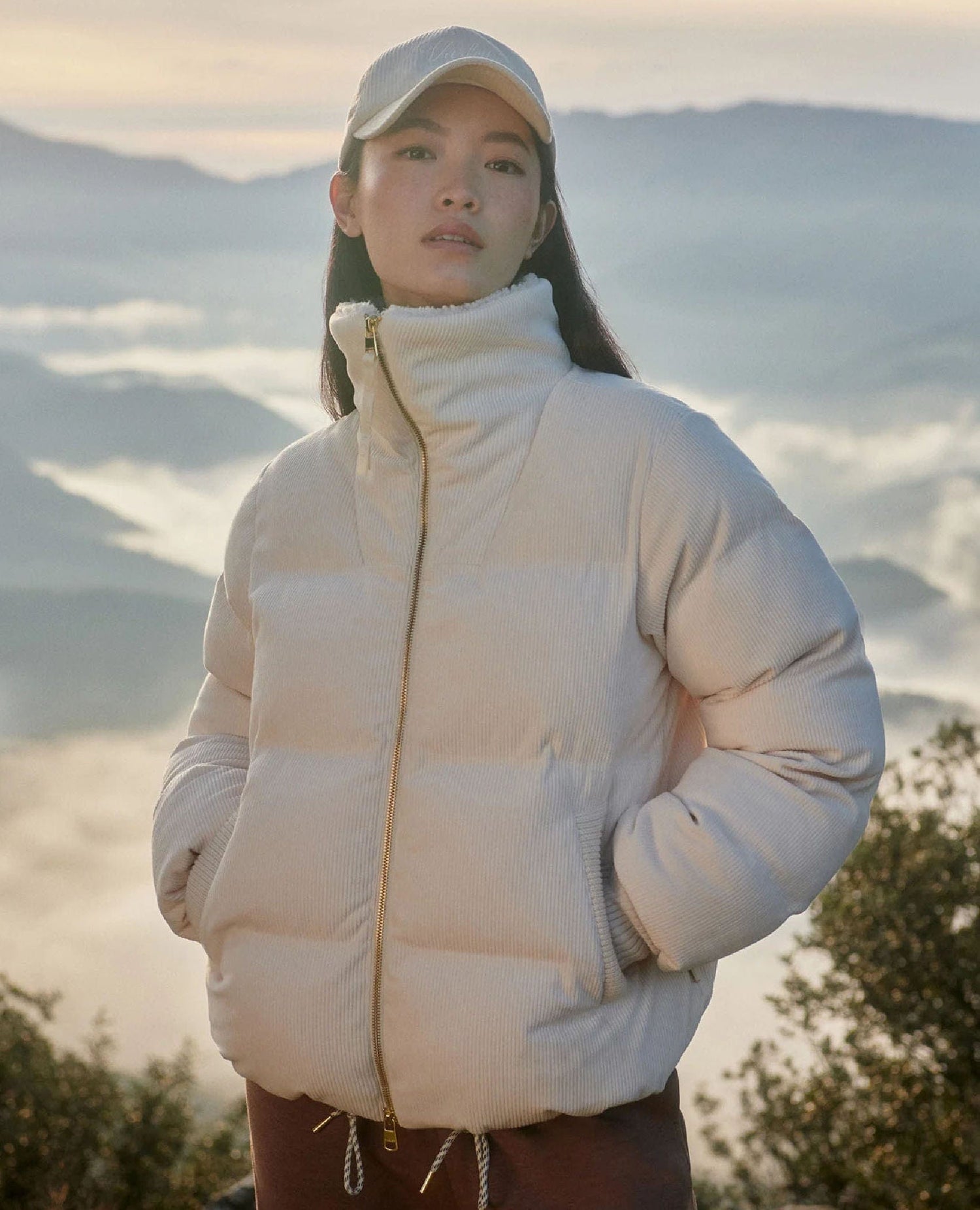 Brackley Cord Puffer Jacket