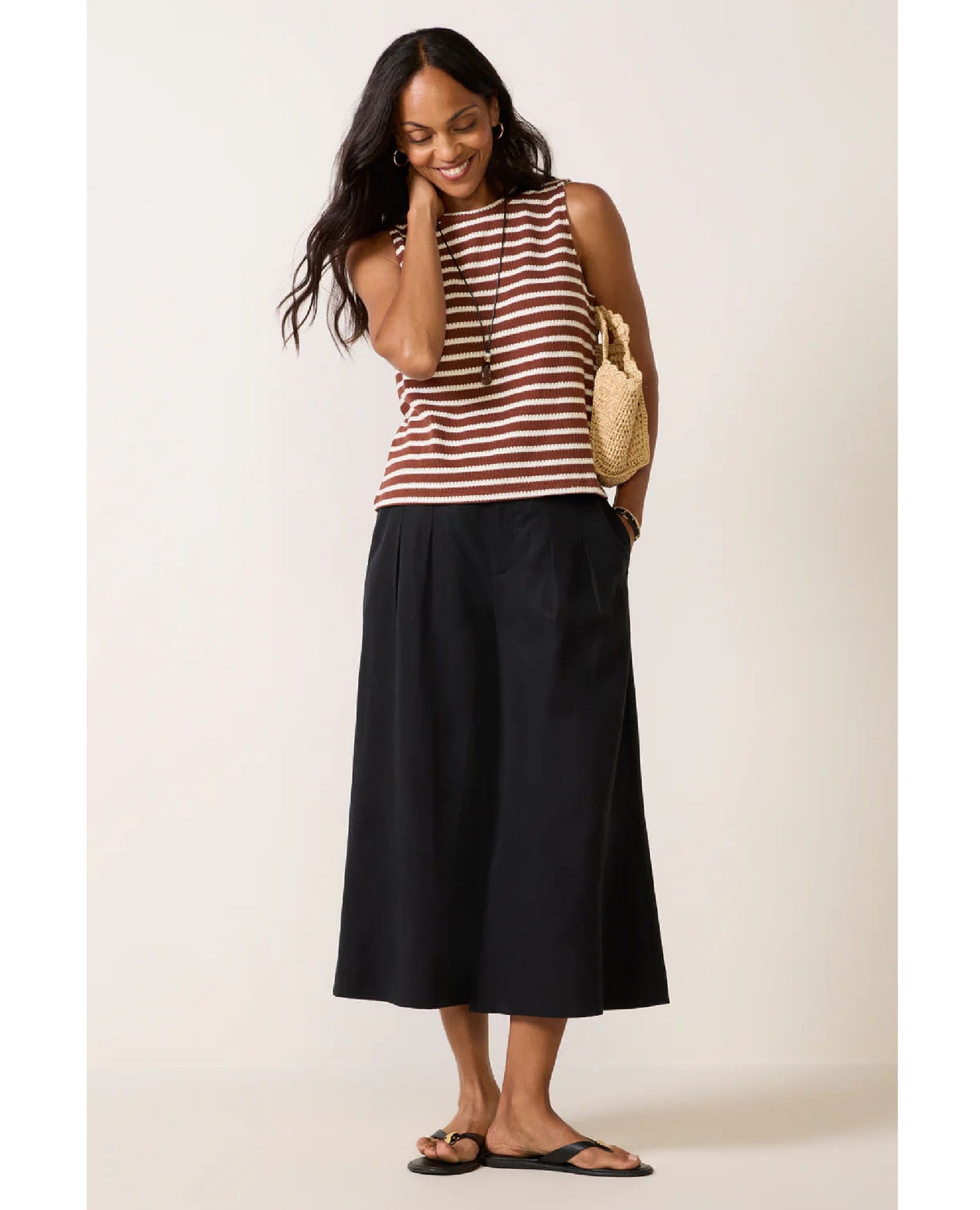 Campari Tank Clay Stripe