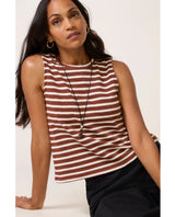 Campari Tank Clay Stripe