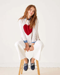 Catalina Moonstone Red Heart Top