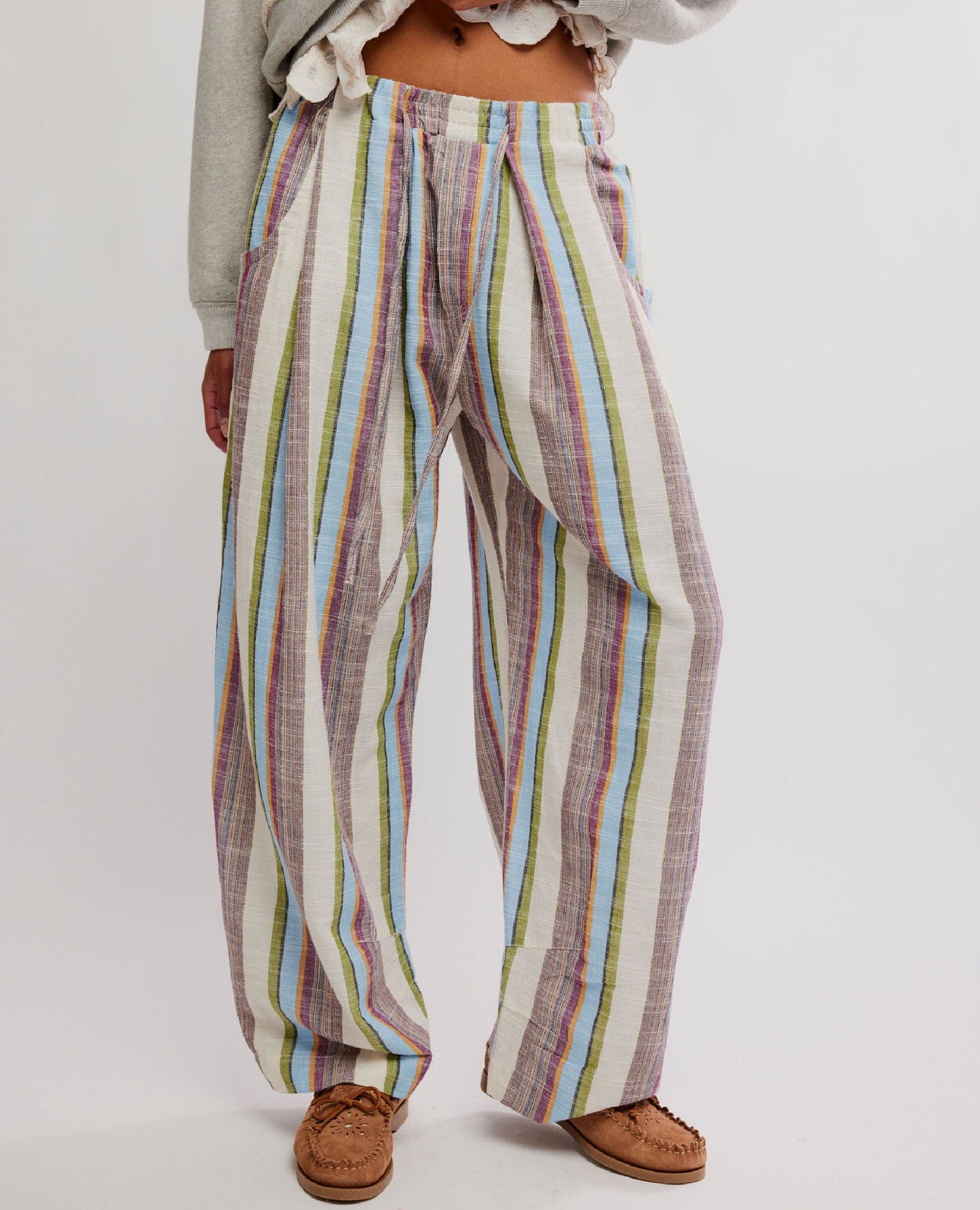 Chambers Stripe Pant Ivory Combo