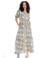 Azure Coast Maxi Dress