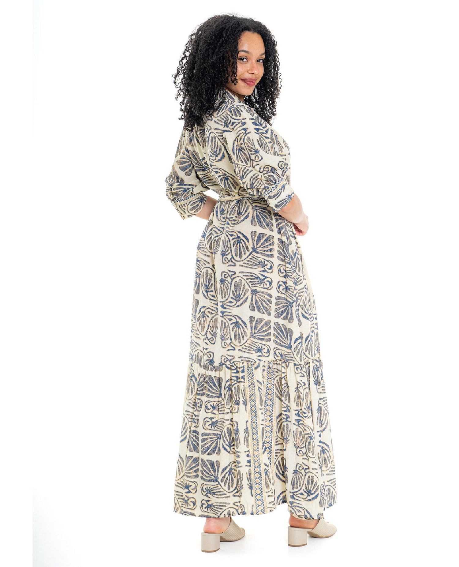 Azure Coast Maxi Dress