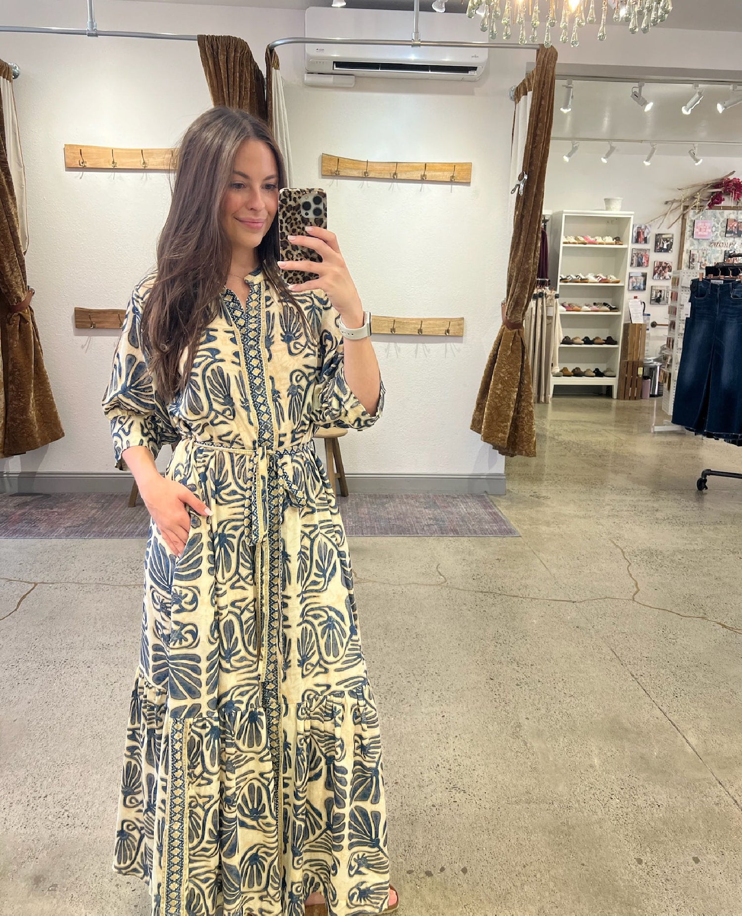 Azure Coast Maxi Dress