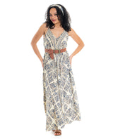 Coastal Mosaic Maxi Dress