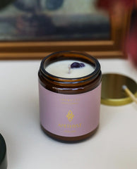 Crystal Candle Amethyst 9oz
