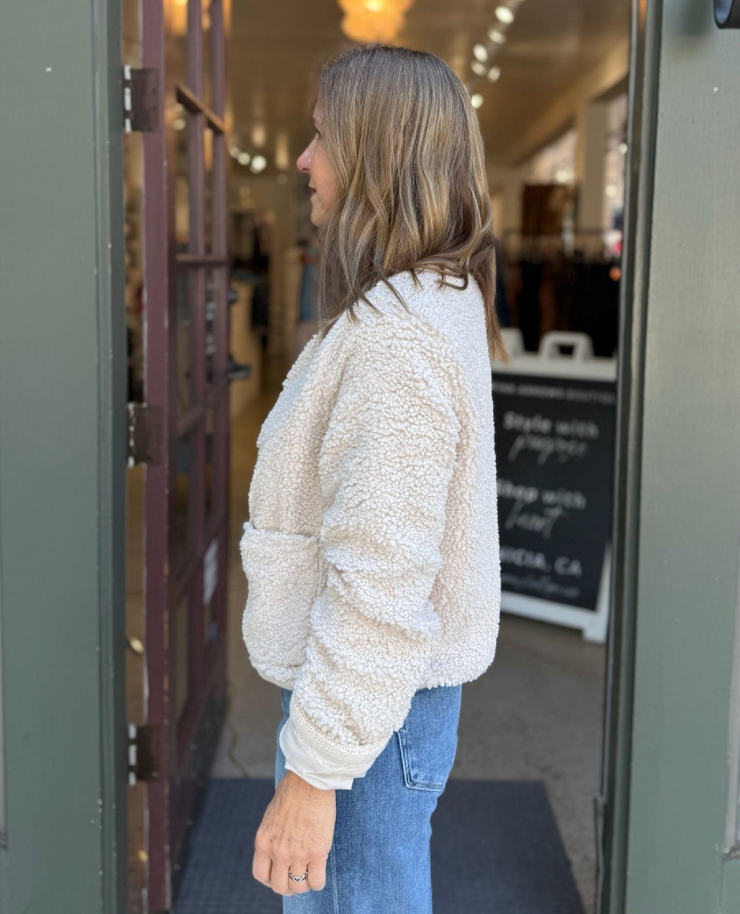 Cuddle Up Cardi Light Oat