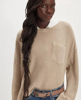 Free People Dawson Long Sleeve Stone