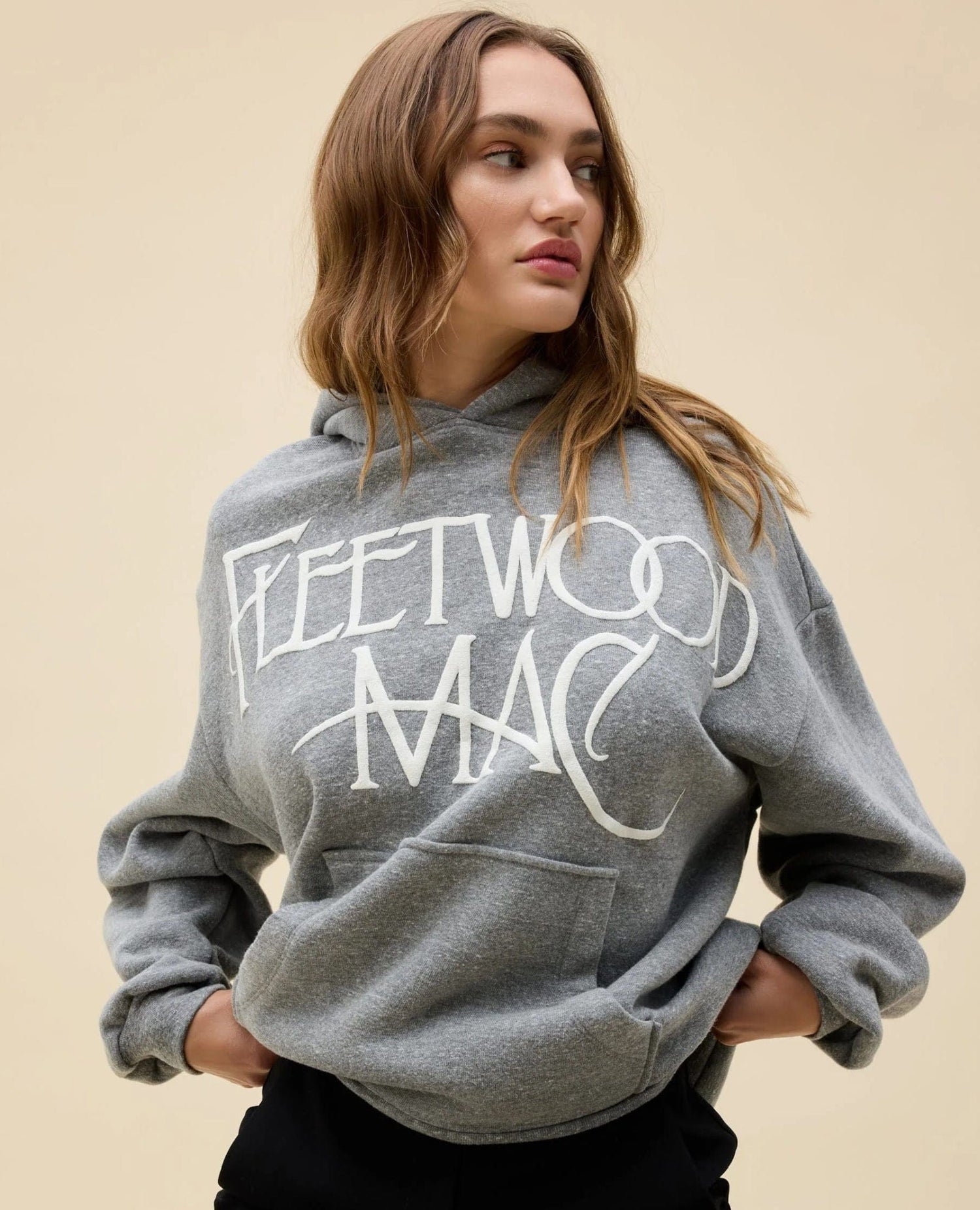 Fleetwood Mac Cozy Hoodie Grey