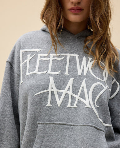 Fleetwood Mac Oversized Hoodie Grey