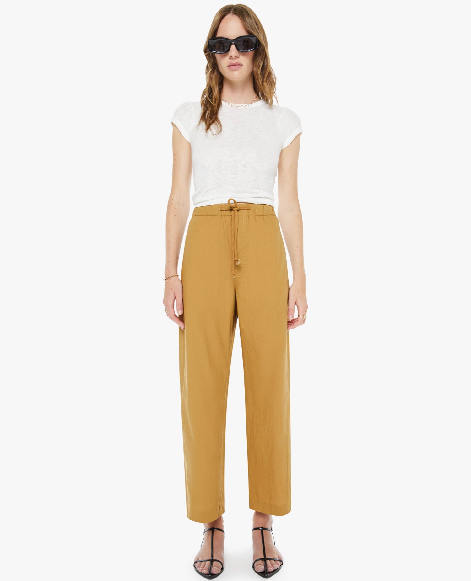 Drawn Half Pipe Ankle Brown Bone