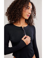 Dream State Henley Tee Black
