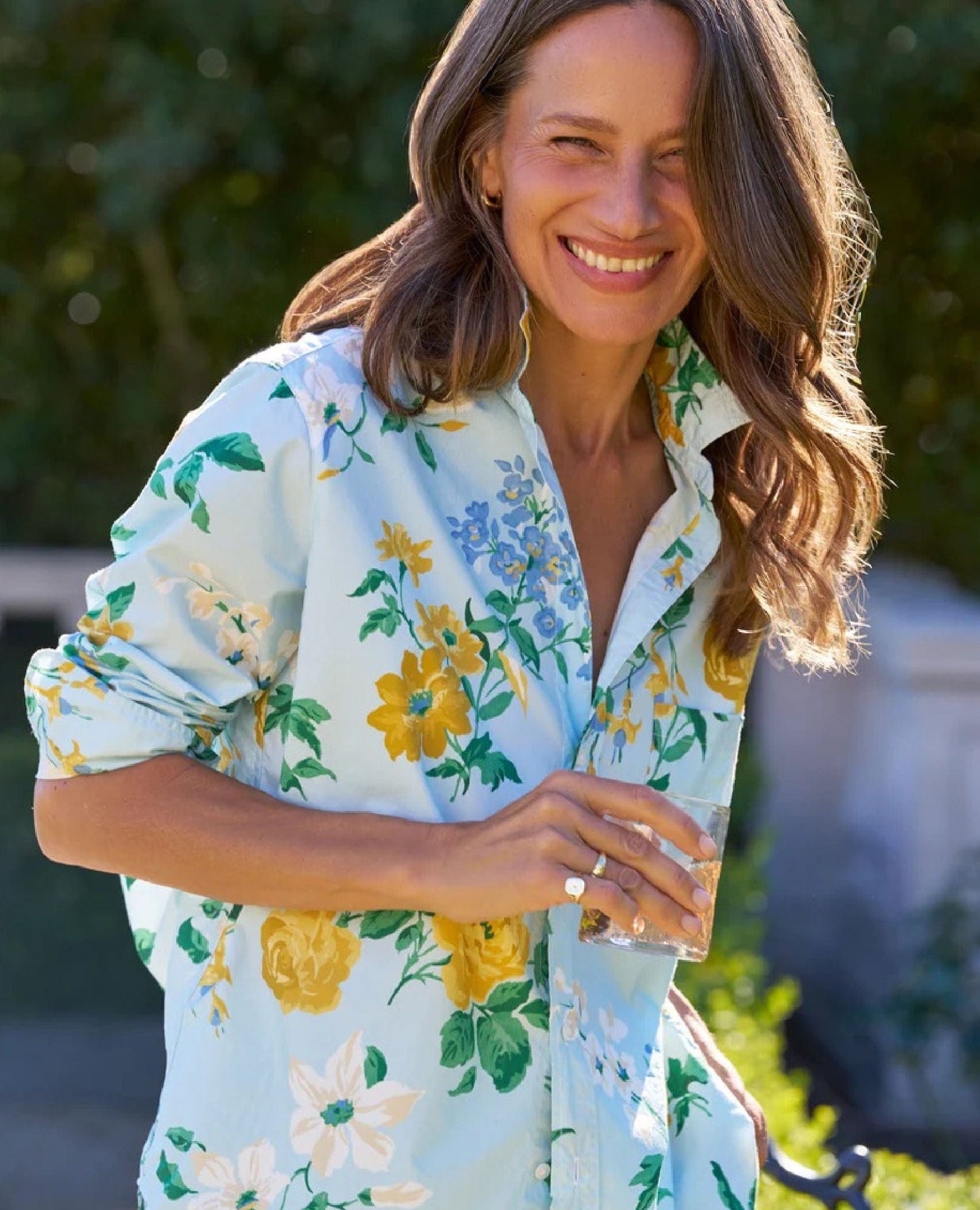 Eileen Floral Summer Scatter Shirt