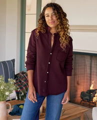 Eileen Relaxed Lab Shirt Currant Red
