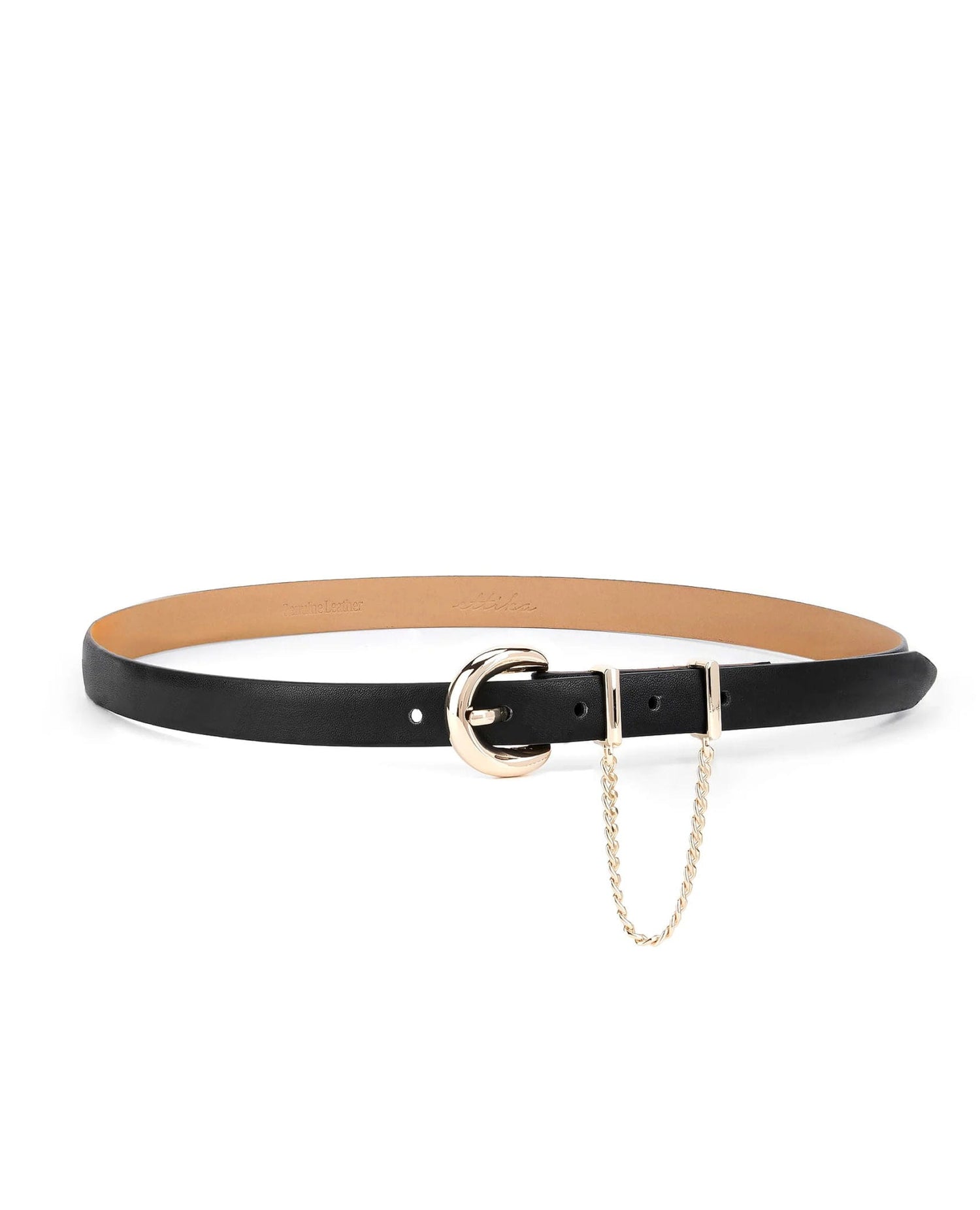Cascade Chain Belt in Black