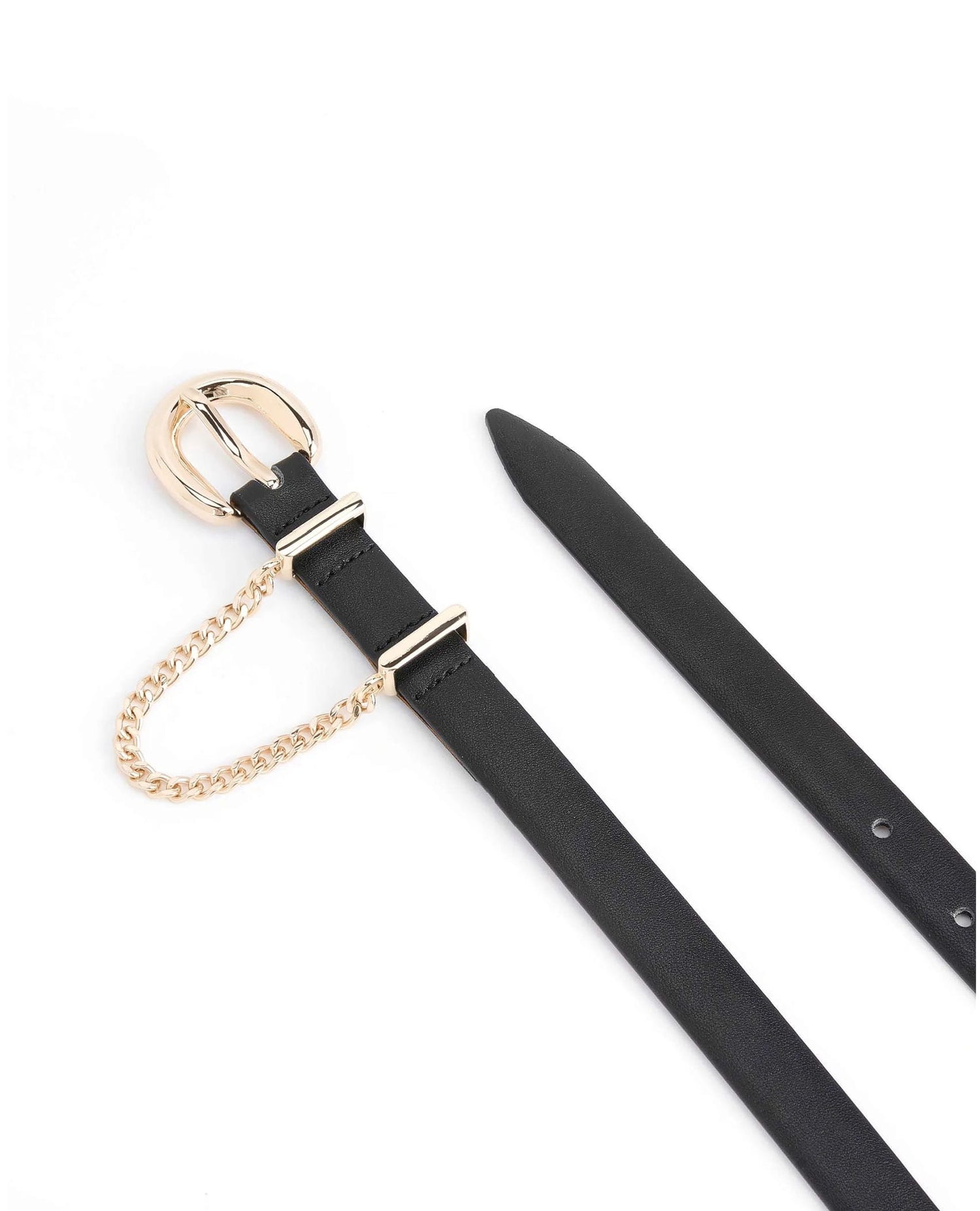 Cascade Chain Belt in Black