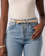 Cascade Chain Belt Ivory