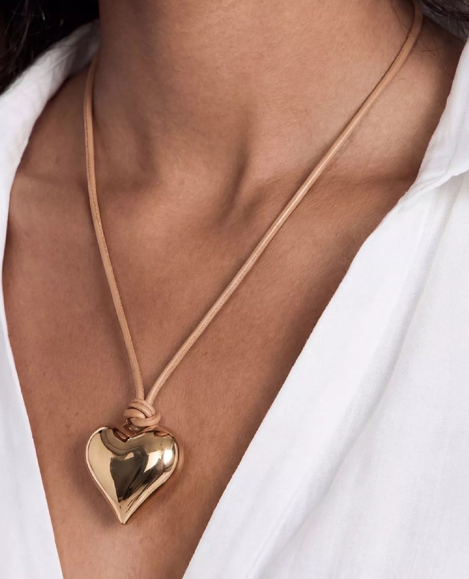 Heart Pendant Gold Charm