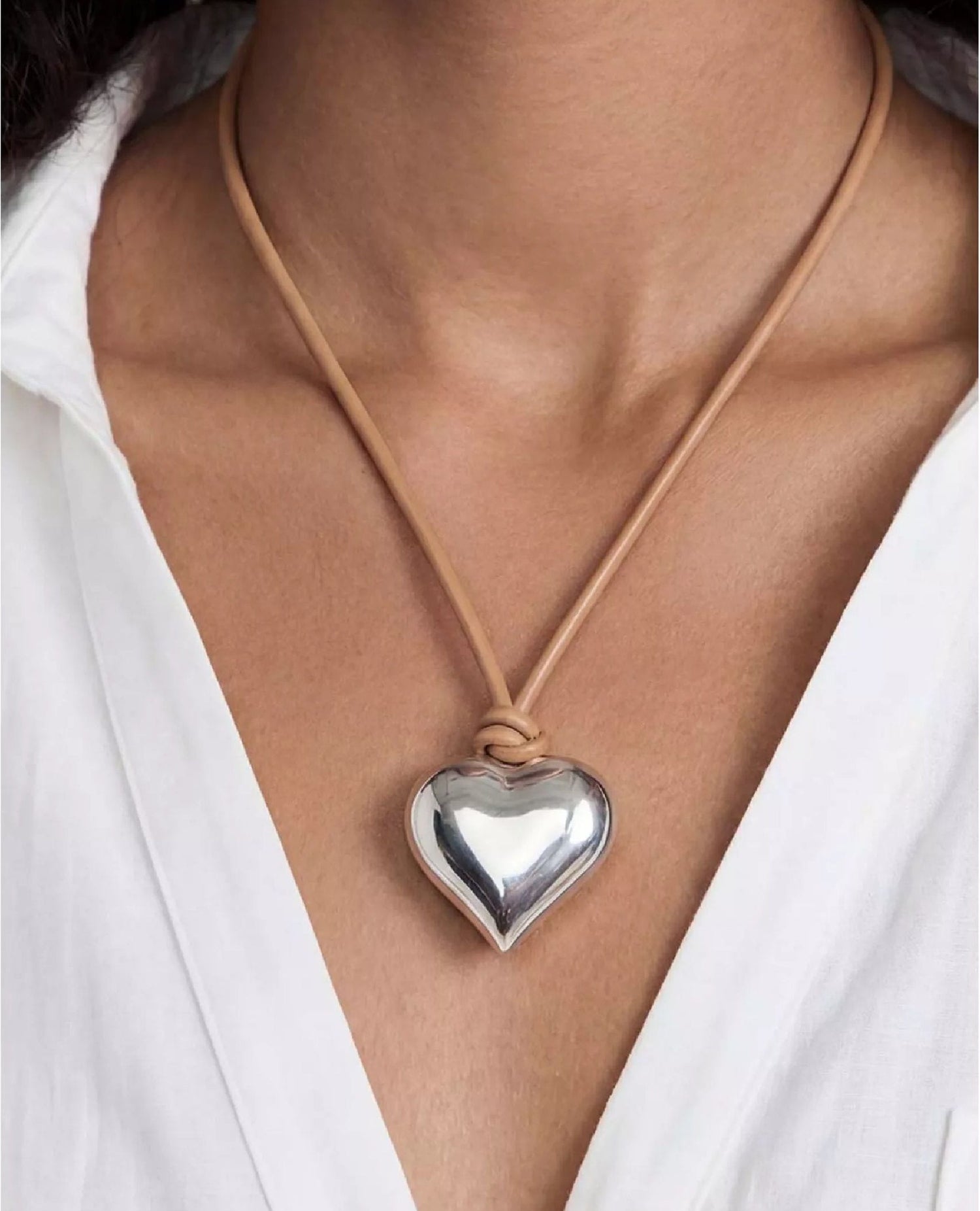 Heart Pendant Silver Charm