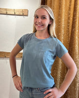 FREECITY Canyonkid '72 Supervintage Tee Bluedirt Powder