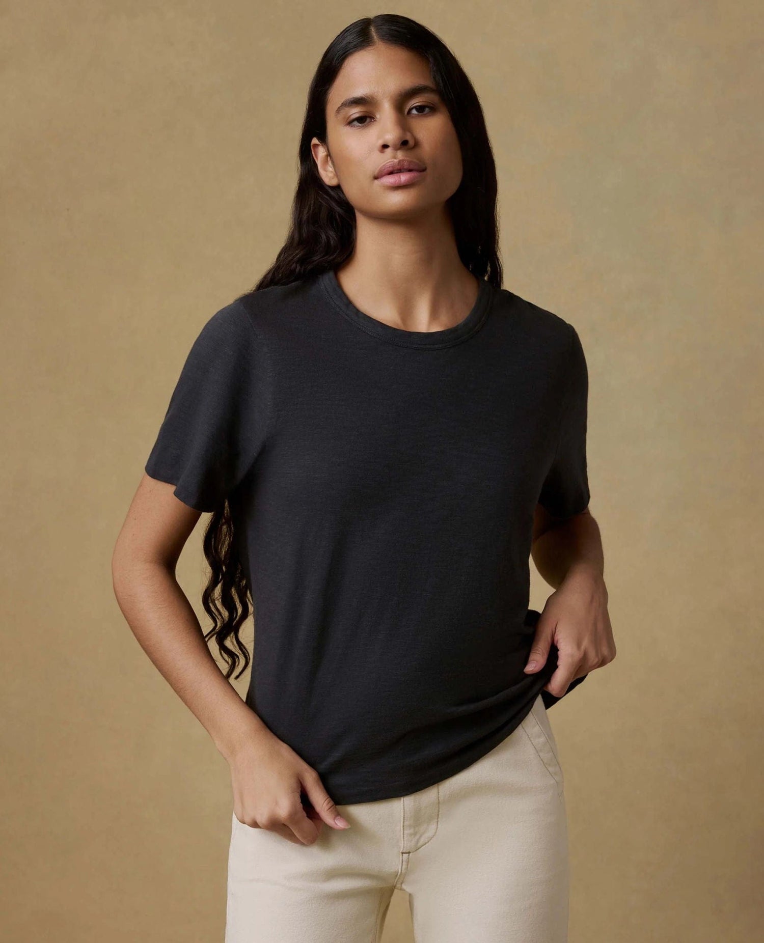 Sunwashed Essential Tee Black