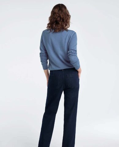 FAVORITE Cashmere Sweater River Blue