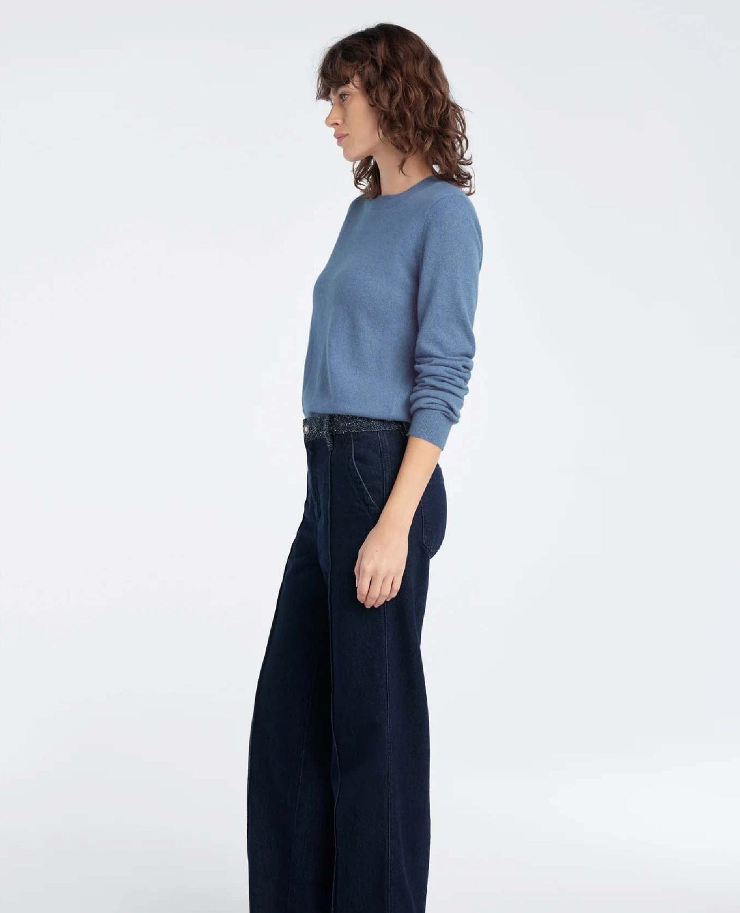 Favorite Cashmere Sweater River Blue