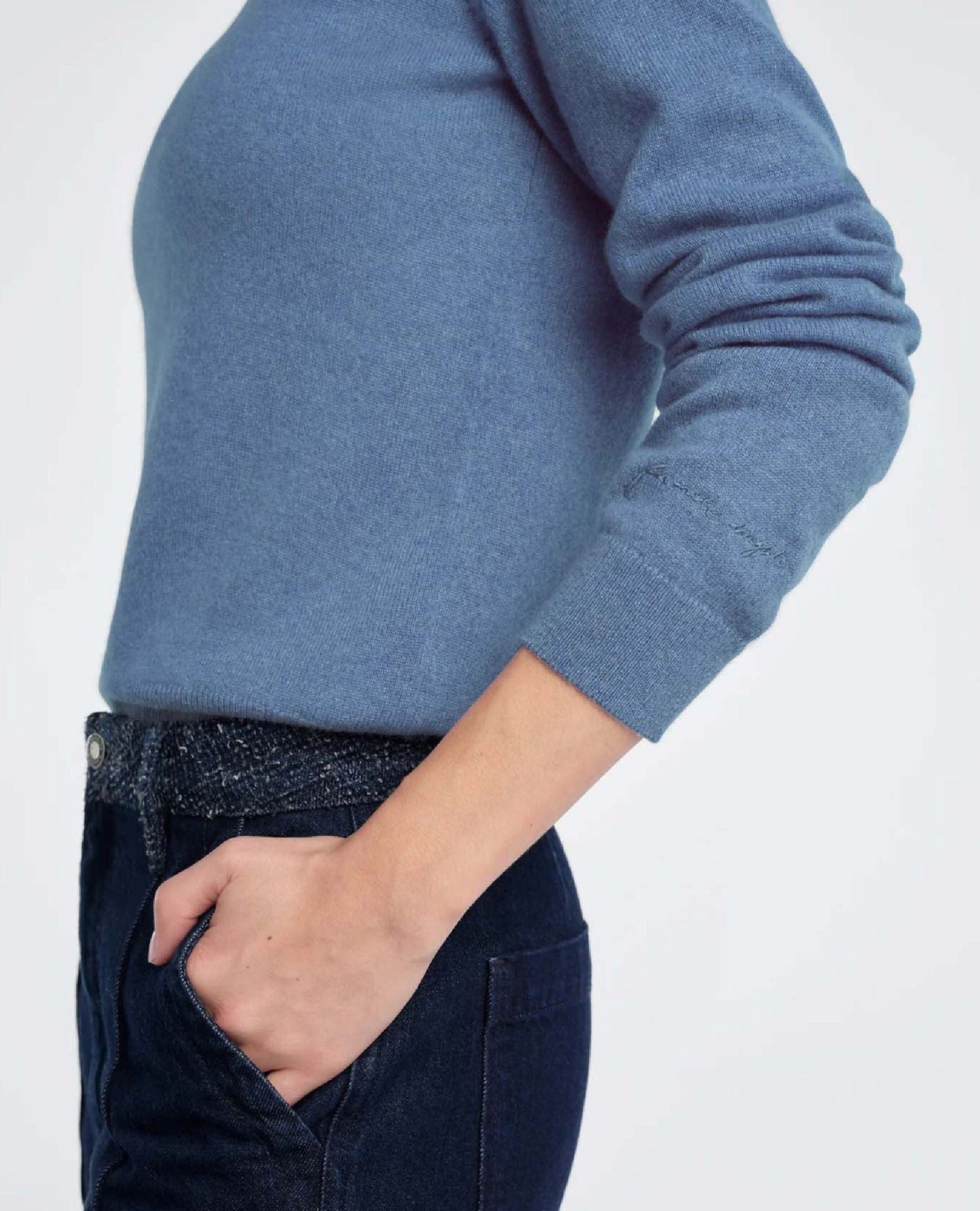 Favorite Cashmere Sweater River Blue