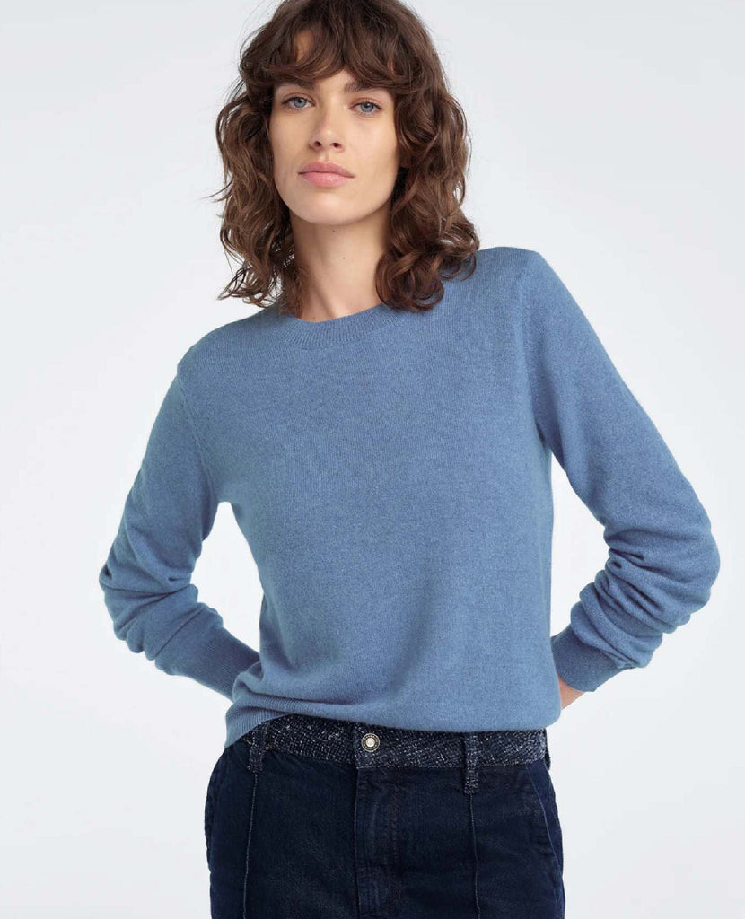 FAVORITE Cashmere Sweater River Blue