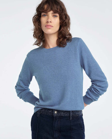 FAVORITE Cashmere Sweater River Blue