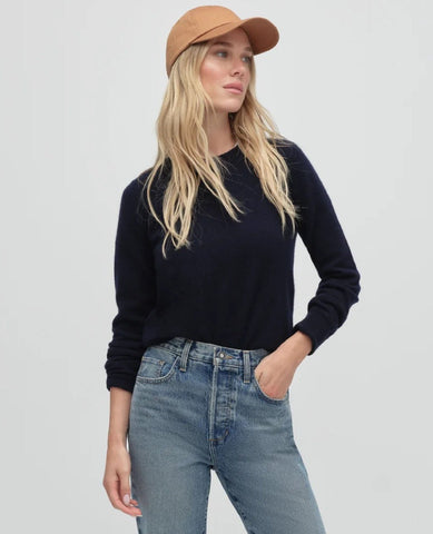 Favorite Cashmere Sweater Navy