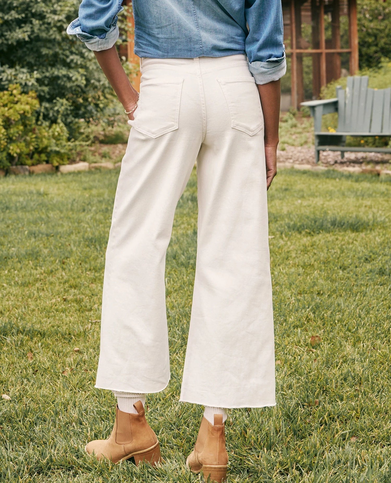 Galway Wide Leg Jean Natural