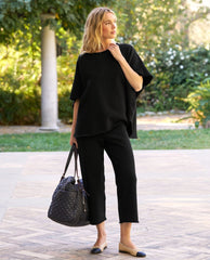 Olive Capelet in Black