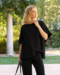 Olive Capelet in Black