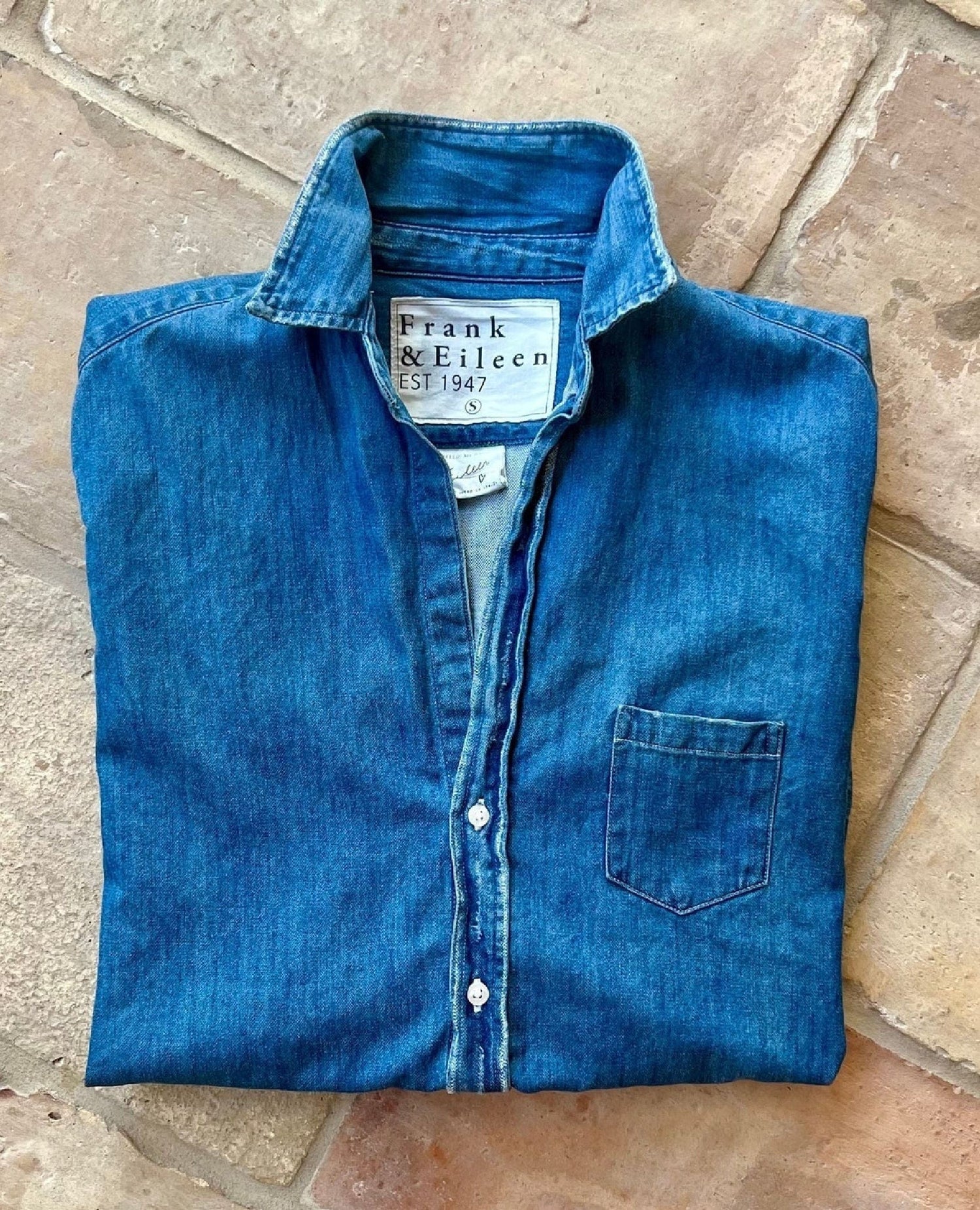 Frank & Eileen Vintage Denim Relaxed Shirt