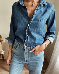 Frank & Eileen Vintage Denim Relaxed Shirt