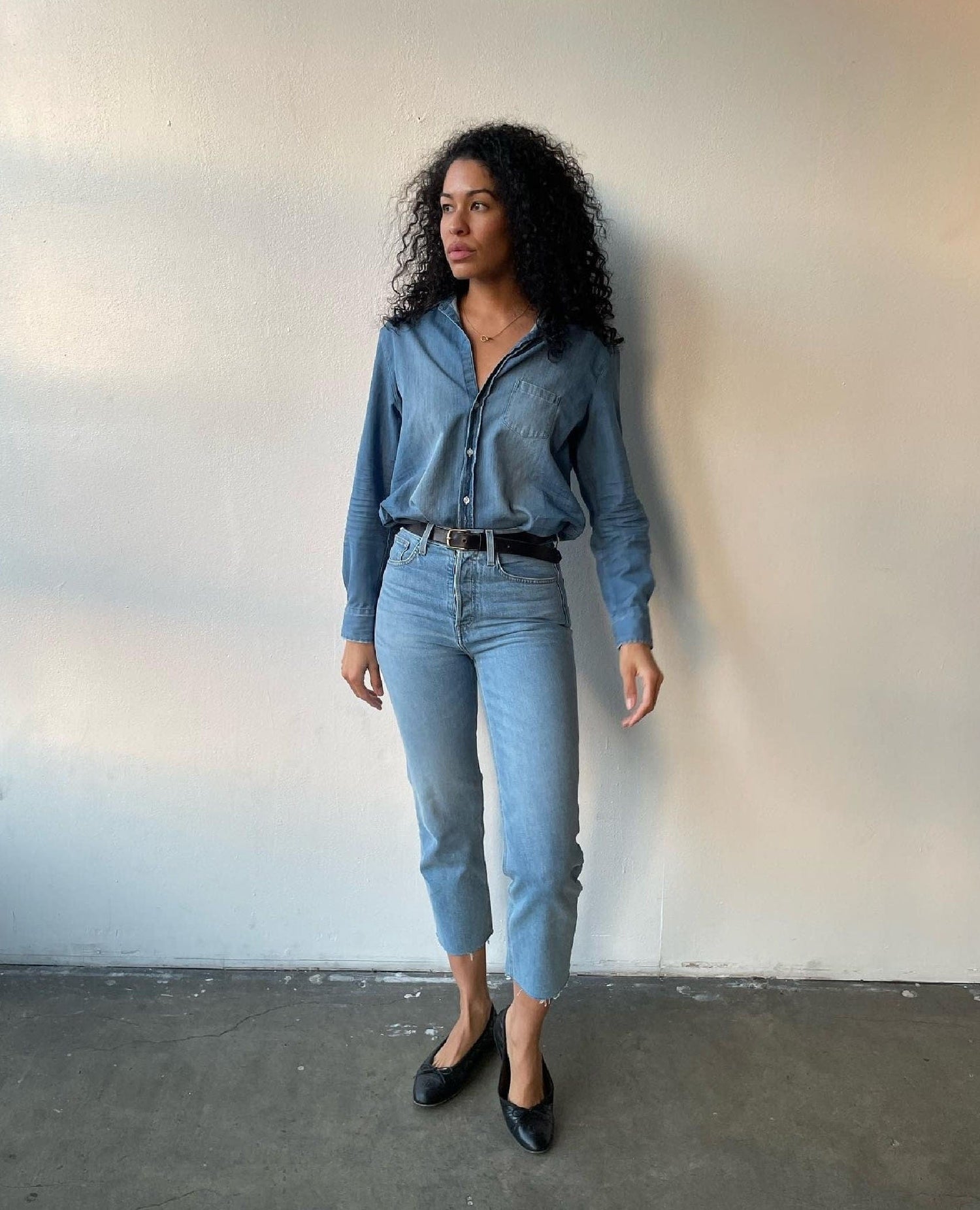 Frank & Eileen Vintage Denim Relaxed Shirt