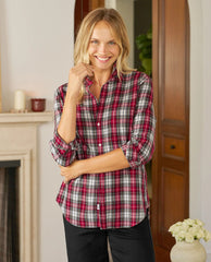 Frank & Eileen Red Holiday Eileen Flannel