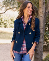 Frank & Eileen Black Red Eileen Plaid