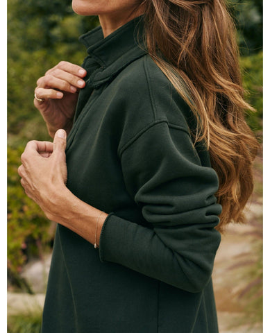 Patrick Popover Dark Green Triple Fleece